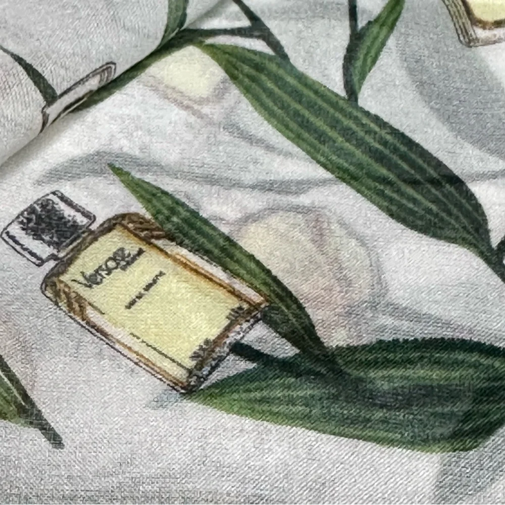 Vintage Gianni Versace Perfume Floral Scarf